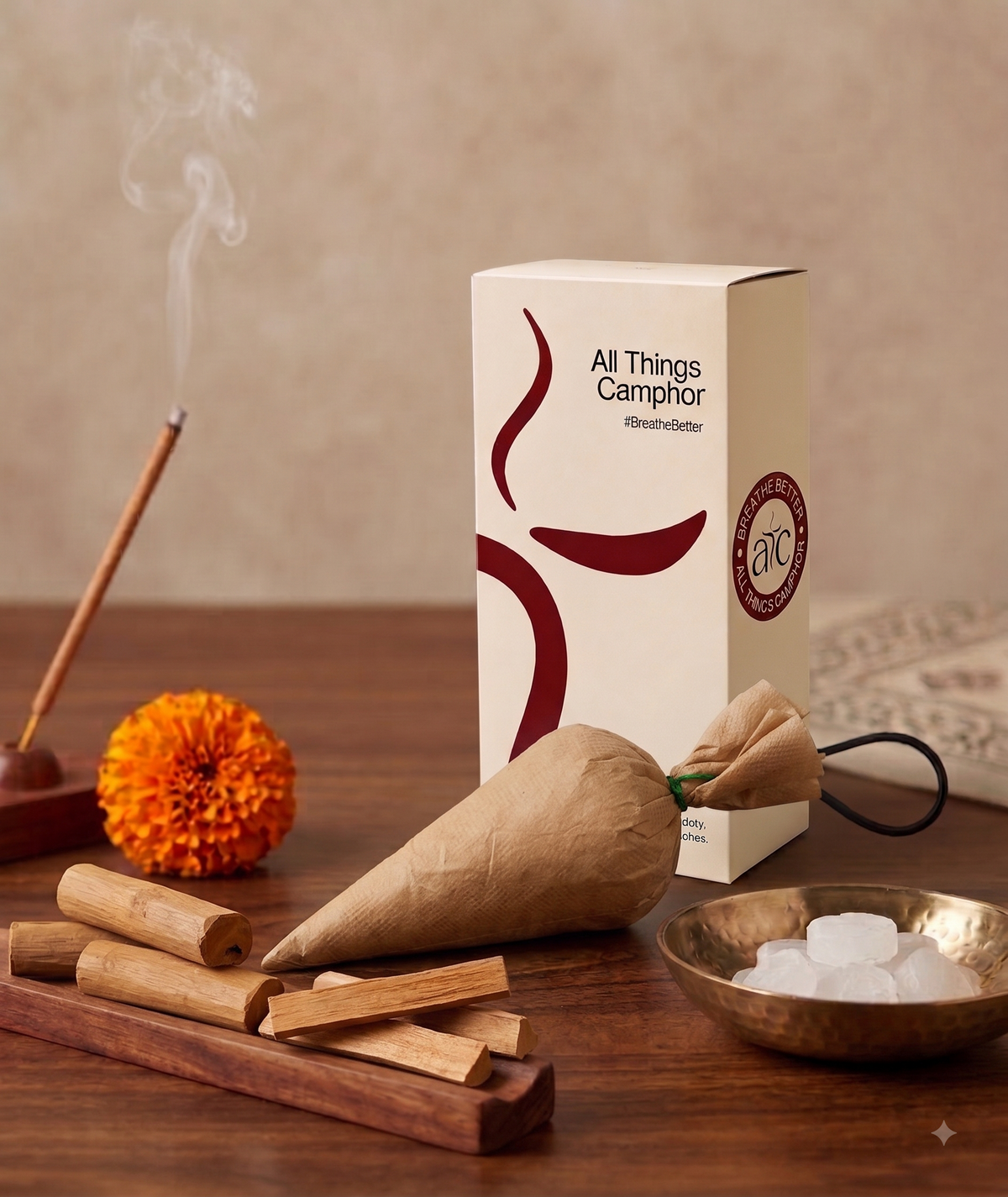 Camphor Cone (Sandalwood)